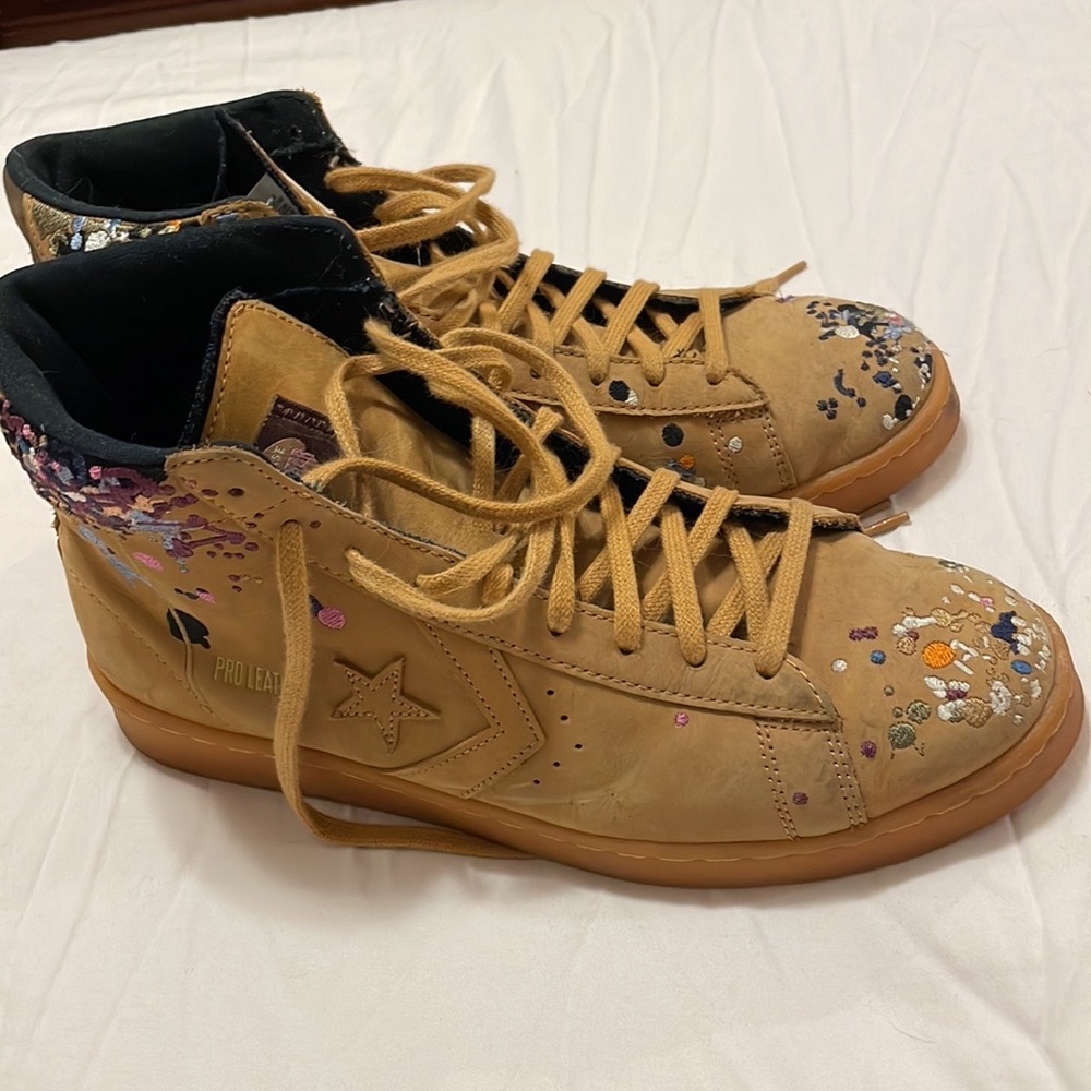 Converse x Bandulu Brown Edition Pro Leather High Sneakers
